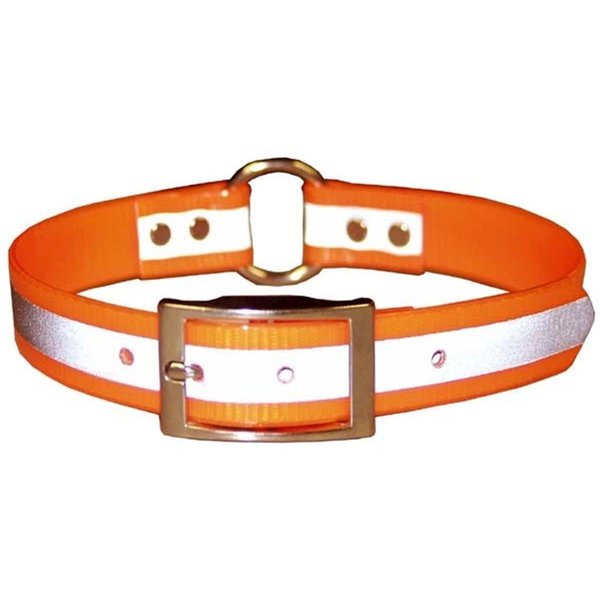 Leather Brothers 1 x 25 in. Reflective Collar Ring-in-Center 110DRFOR25